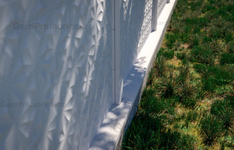 Streasina soclu pentru gard prefabricat din beton - K01 Cover